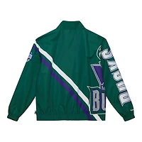 Mitchell  Ness Hunter Milwaukee Bucks Exploded Logo Warm-Up Full-Zip Jacket