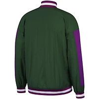 Mitchell  Ness Hunter Milwaukee Bucks Hardwood Classics Authentic Warm-Up Full-Snap Jacket