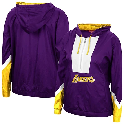 Mitchell  Ness Los Angeles Lakers Half-Zip Windbreaker 20 Hoodie