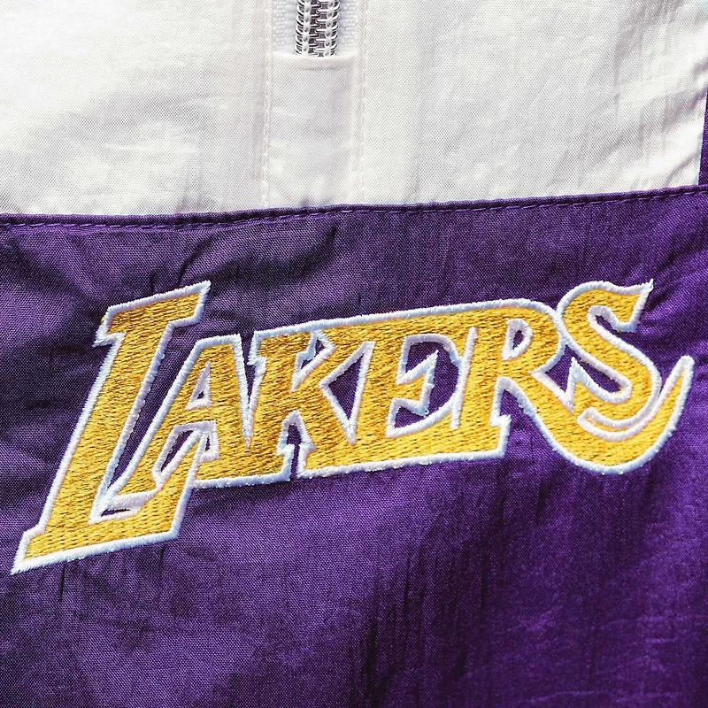 Mitchell  Ness Los Angeles Lakers Half-Zip Windbreaker 20 Hoodie