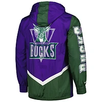 Mitchell  Ness Milwaukee Bucks Undeniable Full-Zip Windbreaker Jacket
