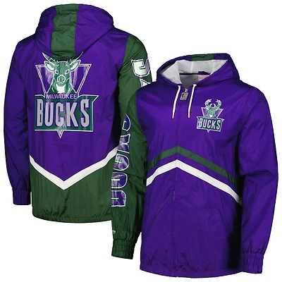 Mitchell  Ness Milwaukee Bucks Undeniable Full-Zip Windbreaker Jacket