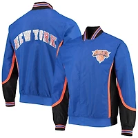 New York Knicks Mitchell  Ness Hardwood Classics 75th Anniversary Authentic Warmup Full-Snap Jacket