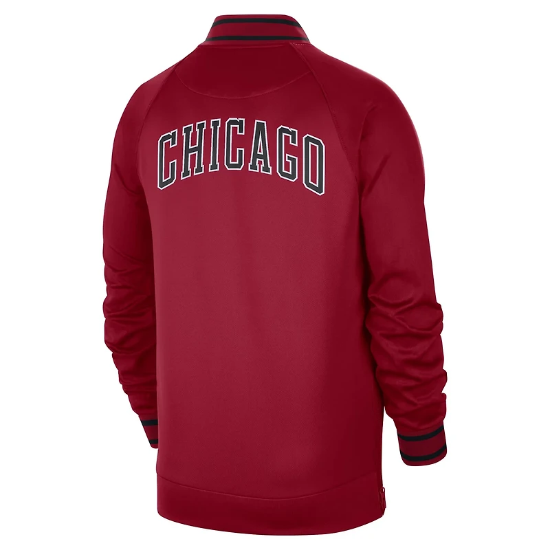 Nike /White Chicago Bulls 2022/23 City Edition Showtime Thermaflex Full-Zip Jacket