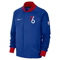 Nike /White Philadelphia 76ers 2022/23 City Edition Showtime Thermaflex Full-Zip Jacket