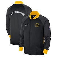 Nike /Yellow Golden State Warriors 2022/23 City Edition Showtime Thermaflex Full-Zip Jacket