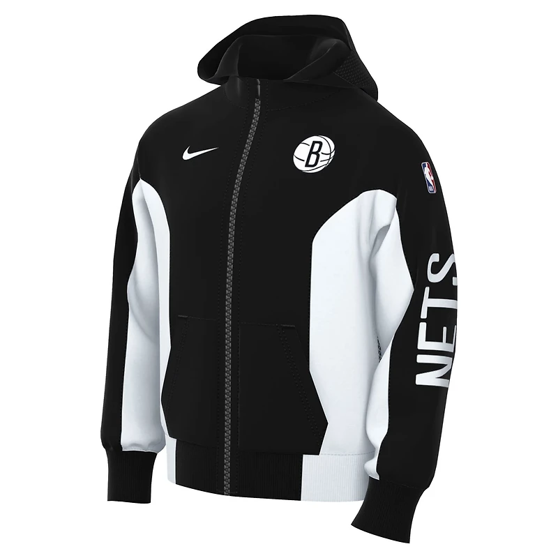 Nike Brooklyn Nets 2023/24 Authentic Showtime Full-Zip Hoodie