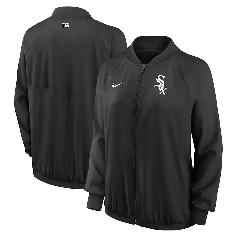 Nike Chicago White Sox Authentic Collection Team Raglan Performance Full-Zip Jacket