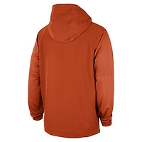 Nike Clemson Tigers 2023 Sideline Player Quarter-Zip Hoodie Jacket