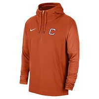 Nike Clemson Tigers 2023 Sideline Player Quarter-Zip Hoodie Jacket