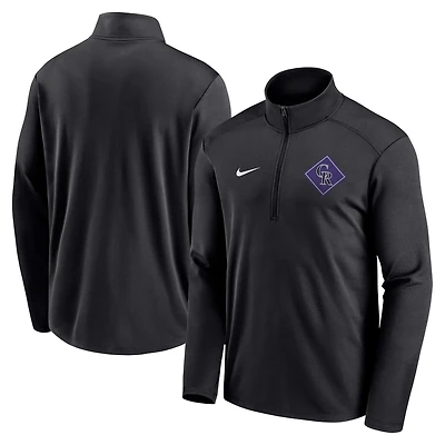 Nike Colorado Rockies Diamond Icon Pacer Performance Quarter-Zip Windbreaker Top