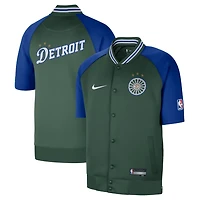 Nike Detroit Pistons 2022/23 City Edition Showtime Raglan Short Sleeve Full-Snap Jacket