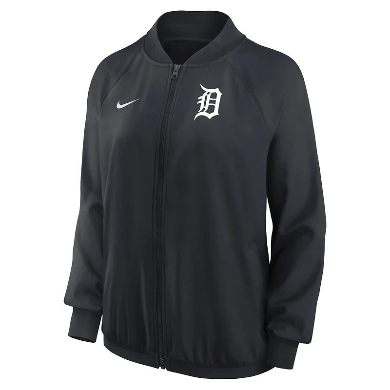 Nike Detroit Tigers Authentic Collection Team Raglan Performance Full-Zip Jacket