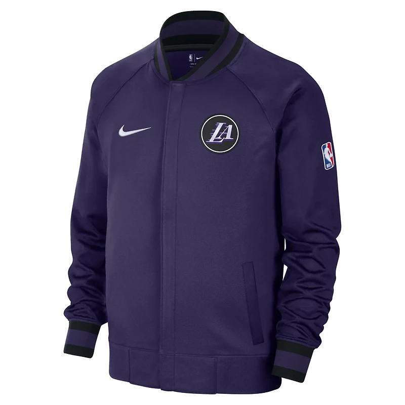 Nike Gray/ Los Angeles Lakers 2022/23 City Edition Showtime Thermaflex Full-Zip Jacket