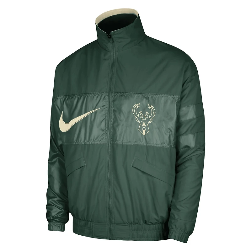 Nike Hunter Milwaukee Bucks Courtside Versus Capsule Full-Zip Jacket
