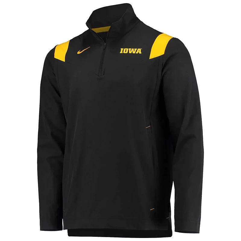 Nike Iowa Hawkeyes 2021 Team Coach Quarter-Zip Jacket