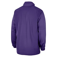 Nike LSU Tigers 2023 Coach Half-Zip Hooded Jacket
