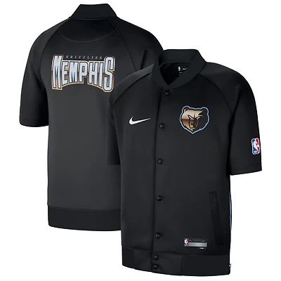Nike Memphis Grizzlies 2022/23 City Edition Showtime Raglan Short Sleeve Full-Snap Jacket