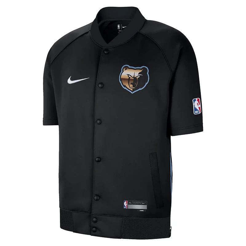 Nike Memphis Grizzlies 2022/23 City Edition Showtime Raglan Short Sleeve Full-Snap Jacket