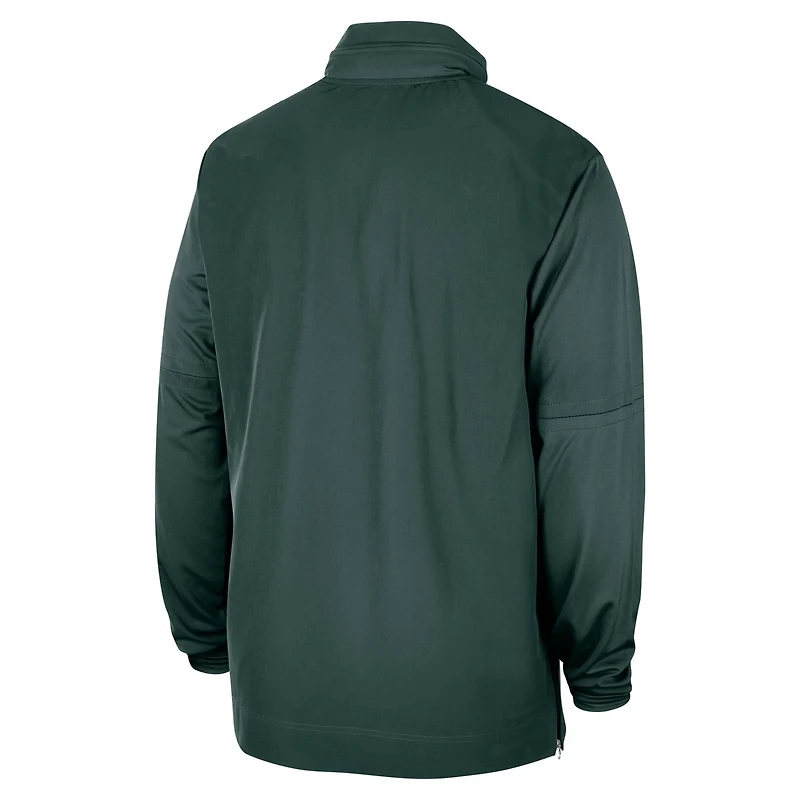 Nike Michigan State Spartans 2023 Coach Half-Zip Hooded Jacket