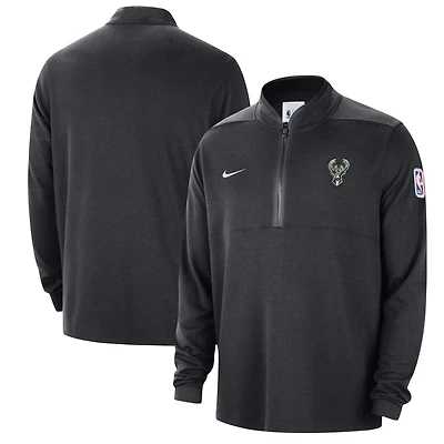 Nike Milwaukee Bucks 2023/24 Authentic Performance Half-Zip Jacket