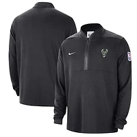 Nike Milwaukee Bucks 2023/24 Authentic Performance Half-Zip Jacket