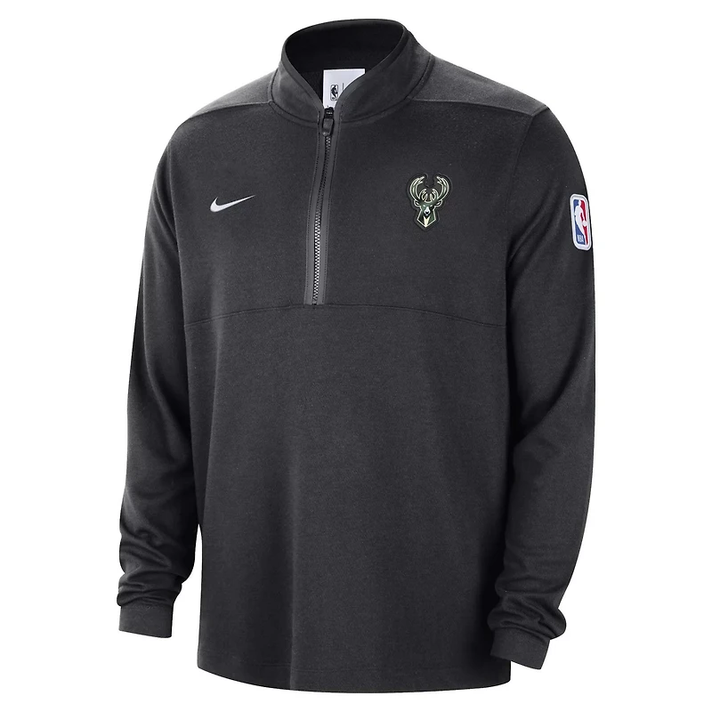 Nike Milwaukee Bucks 2023/24 Authentic Performance Half-Zip Jacket
