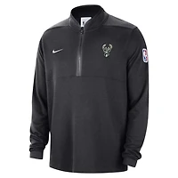 Nike Milwaukee Bucks 2023/24 Authentic Performance Half-Zip Jacket