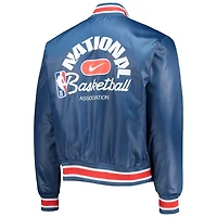 Nike NBA 75th Anniversary Courtside Satin Full-Snap Jacket