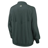 Nike Oakland Athletics Authentic Collection Team Raglan Performance Full-Zip Jacket