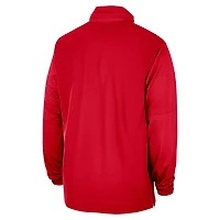 Nike Ohio State Buckeyes 2023 Coach Half-Zip Hooded Jacket