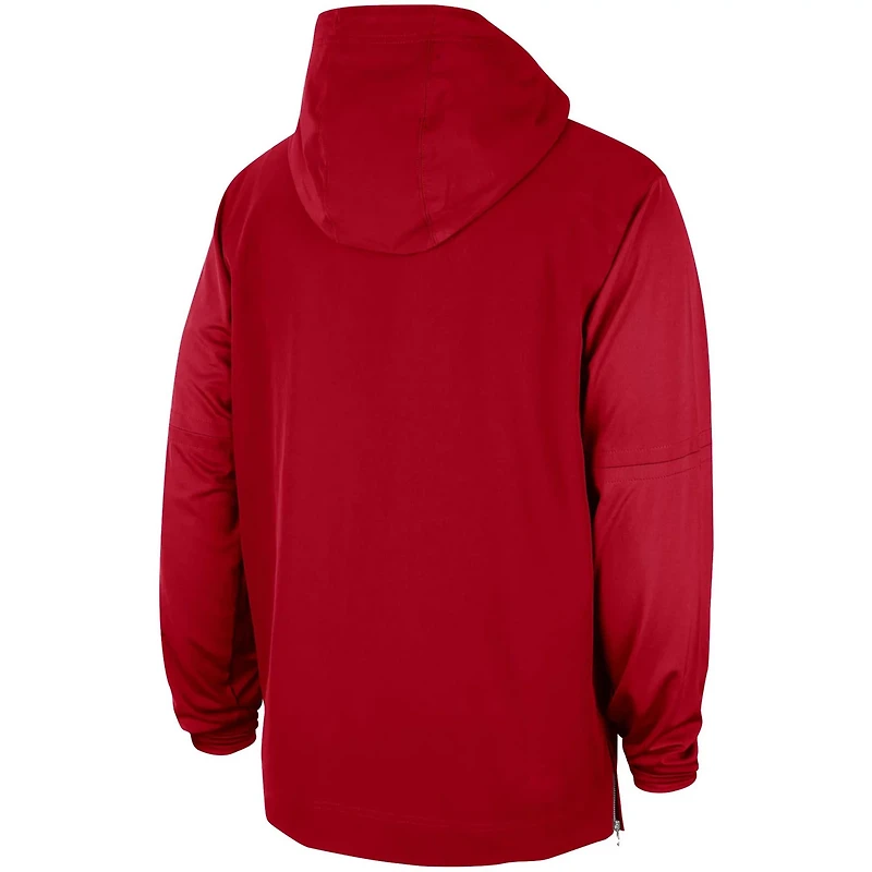 Nike Ohio State Buckeyes 2023 Sideline Player Quarter-Zip Hoodie Jacket