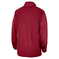 Nike Oklahoma Sooners 2023 Coach Half-Zip Hooded Jacket