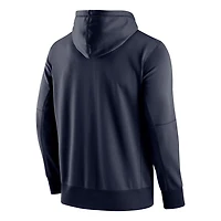 Nike Ole Miss Rebels Logo Stack Performance Full-Zip Hoodie
