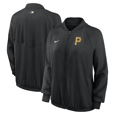 Nike Pittsburgh Pirates Authentic Collection Team Raglan Performance Full-Zip Jacket