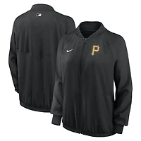 Nike Pittsburgh Pirates Authentic Collection Team Raglan Performance Full-Zip Jacket