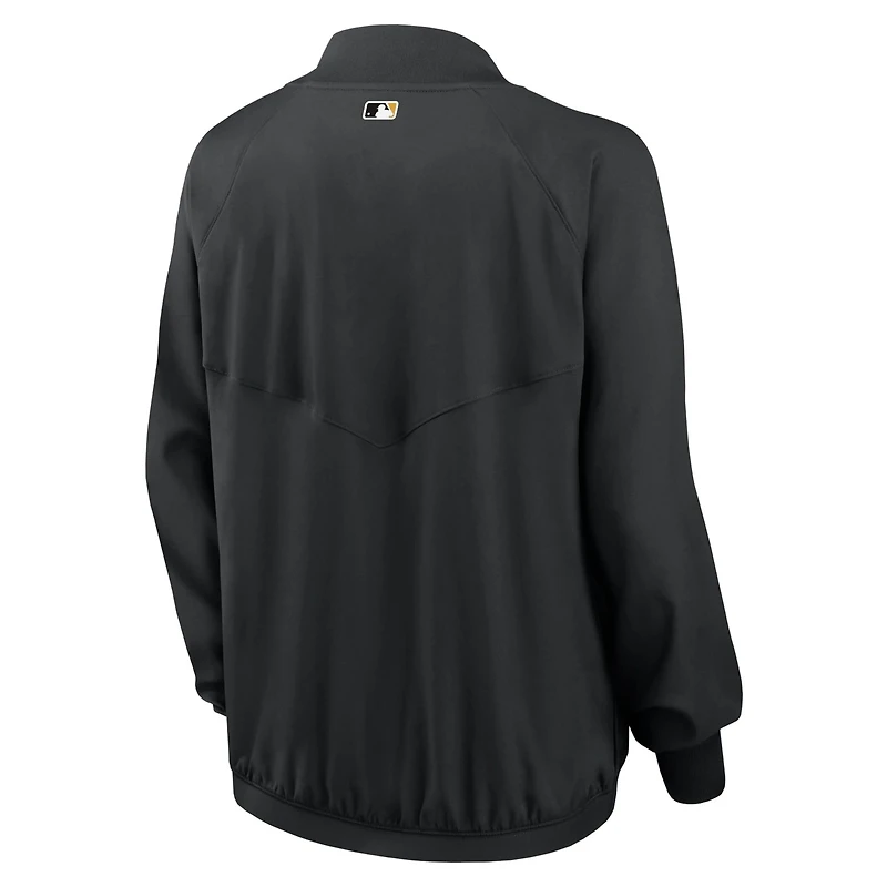 Nike Pittsburgh Pirates Authentic Collection Team Raglan Performance Full-Zip Jacket