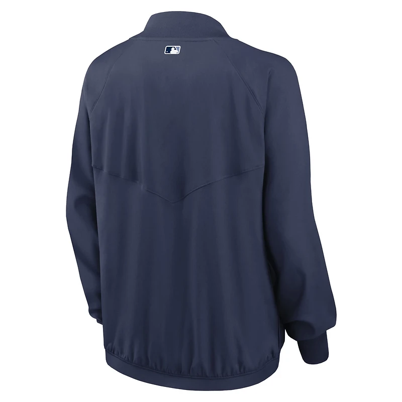 Nike Tampa Bay Rays Authentic Collection Team Raglan Performance Full-Zip Jacket