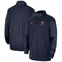 Nike Virginia Cavaliers 2023 Coach Half-Zip Hooded Jacket