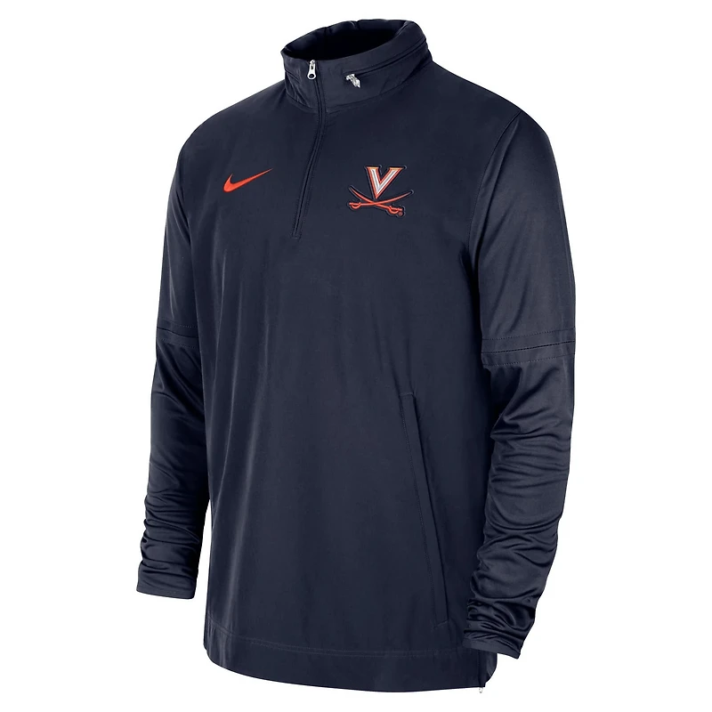 Nike Virginia Cavaliers 2023 Coach Half-Zip Hooded Jacket