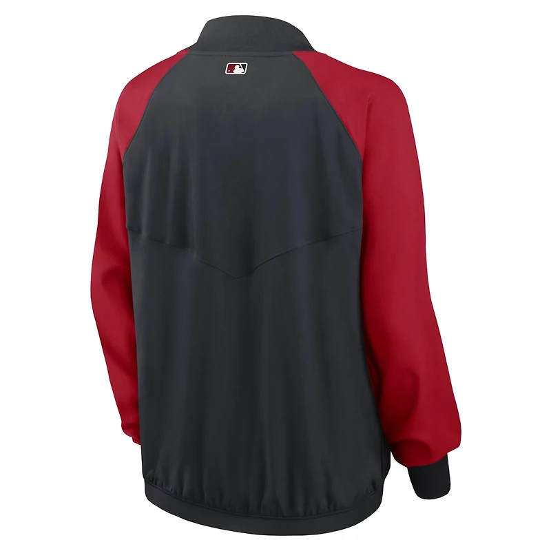Nike Washington Nationals Authentic Collection Team Raglan Performance Full-Zip Jacket