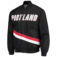 Portland Trail Blazers Mitchell  Ness Hardwood Classics 75th Anniversary Authentic Warmup Full-Snap Jacket