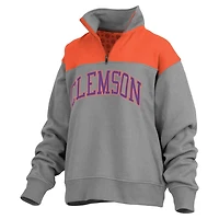 Pressbox Clemson Tigers Avon Fleece Quarter-Zip Jacket