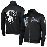 Pro Standard Brooklyn Nets Hometown Mock Neck Full-Zip Track Jacket