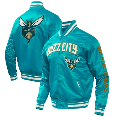 Pro Standard Charlotte Hornets 2023/24 City Edition Satin Full-Snap Jacket