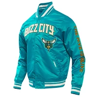 Pro Standard Charlotte Hornets 2023/24 City Edition Satin Full-Snap Jacket