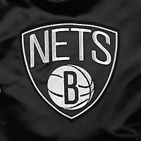 Starter Brooklyn Nets Pick  Roll Satin Full-Snap Varsity Jacket