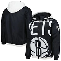 Starter Brooklyn Nets The Triple Double Full-Zip Hoodie Jacket