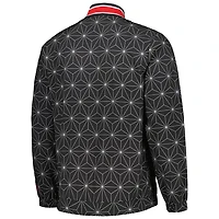 Starter Chicago Bulls In-Field Play Fashion Satin Full-Zip Varsity Jacket