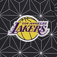 Starter Los Angeles Lakers In-Field Play Fashion Satin Full-Zip Varsity Jacket